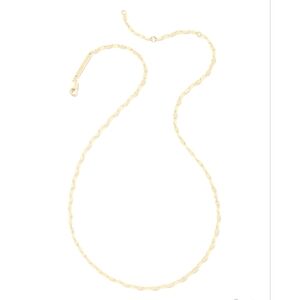 Kendra Scott Twisted Link Chain Necklace in 18k Gold Vermeil